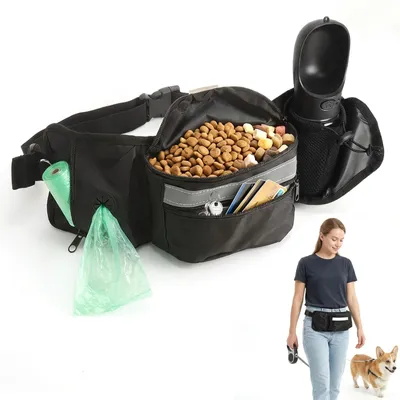 Productafbeelding van Snacktas voor Honden met Poepzakjes Dispenser en Waterdichte Tas