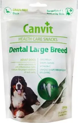Productafbeelding van Canvit Snacks Dental voor grote rassen - Eend, 250g