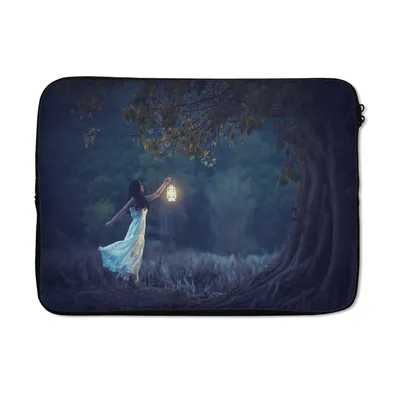 Produktbild von MuchoWow® Laptop Hülle 14 ZollPrinzessin des Waldes Laptoptasche - Laptoptasche - Stoßsicher - Schutzhaube