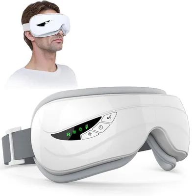 Produktbild von Augenmassagegerät mit Wärme & Musik – Elektrische Augenmaske für Entspannung, Kopfschmerz- und Müdigkeitsreduktion, Reise & Zuhause