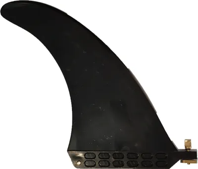 Produktbild von F2 Finne Center Fin 10" US Box mit Schraube und Mutter 16,3 cm Schwarz 2024/25