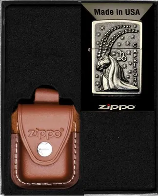 Produktbild von ZIPPO Feuerzeug Set ZODIAC CAPRICORN Steinbock Geschenk Nr. 4