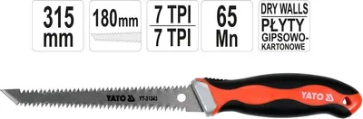 Produktbild von Yato piła do gipsów 180mm 31343
