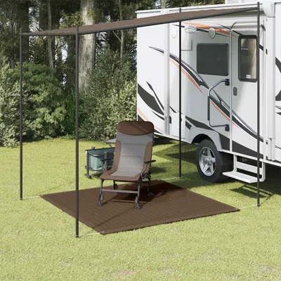 Zdjęcie produktu dla vidaXL Dywan namiotowy 250x250 cm brązowy