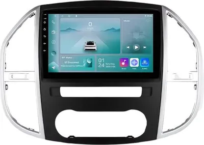 Produktbild von Autoradio mit Bluetooth und CarPlay für Mercedes-Benz Vito W447 (2014–2021) – Kompatibel mit Apple und Android – Stereoanlage mit Navigationssystem – 1 GB RAM, 32 GB interner Speicher