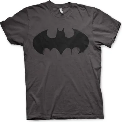 Produktbild von Batman T-Shirt Herren Inked Logo dunkelgrau XXL