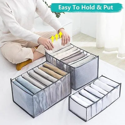 Productafbeelding van Famanu Kledingorganizer – Hoogwaardige kledingopberger – Set van 3 stuks