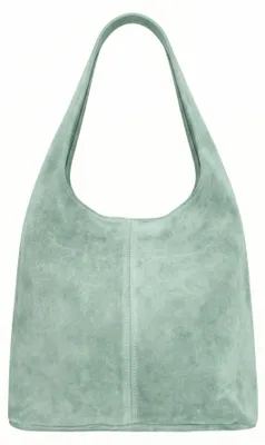 Immagine prodotto di Borsa a tracolla da donna, in ecopelle scamosciata, modello Valeria, design elegante e versatile, prodotta in Italia