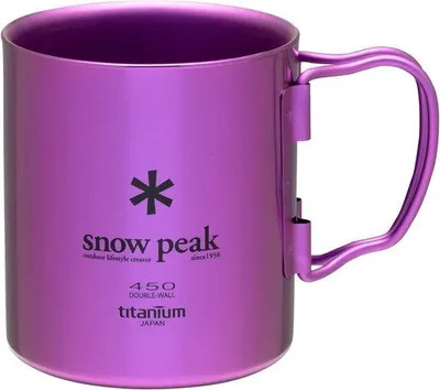 Produktbild von Famanu Titanium Becher doppeltwandig - für Camping und Backpacking
