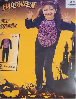 Produktbild von KK M Kostüm Halloween Fasching Kätzchenoverall 1-2 Jahre