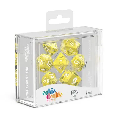 Produktbild von Oakie Doakie Dice Würfel RPG-Set Translucent - Gelb (7)