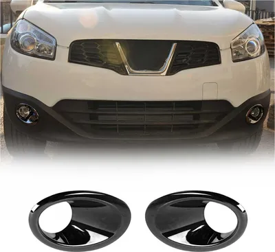 Obrázok produktu pre Rám hmlového svetla pre Nissan Qashqai +2 2008-2014 Chrome ABS Dark