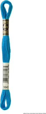 Produktbild von DMC Stickgarn Mouline Special 117MC -3843, 6-fädig, 8m