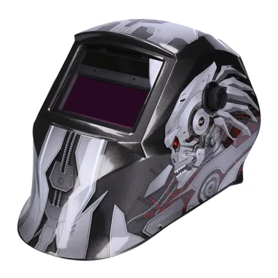 Produktbild von Automatik Solar Schweißhelm mit UV-Schutz, autom. Verdunkelung, Feuerhemmend, schnelle Schaltzeiten - Design: Machine