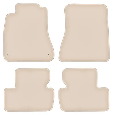 Produktbild von DURBAN Beige Velours-Fußmatten-Set für Lexus IS II Limousine (2005-2013)
