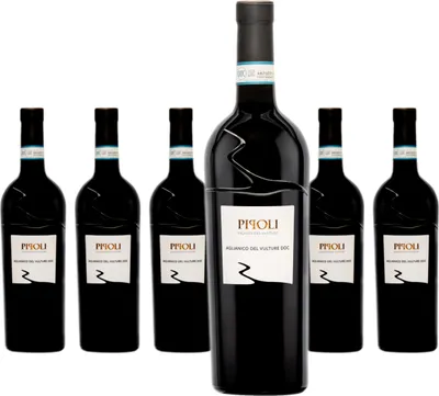 Produktbild von 6 x VIGNETI DEL VULTURE Pipoli Aglianico del Vulture DOC
