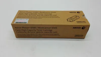 Produktbild von Xerox Phaser 6500 / WorkCentre 6505 Tonermodul Cyan (2500 Seiten) - 106R01594, 2