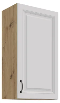 Produktbild von Hängeschrank 50-90 cm Stilo Weiss + Eiche Artisan Küchenzeile Küchenblock Küche