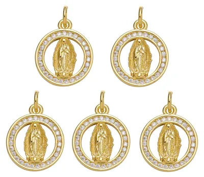 Produktbild von Goldene Anhänger für Schmuck und DIY-Projekte