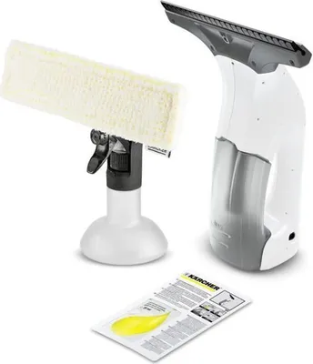 Obrázek produktu pro Čistič oken Kärcher WV 1 Plus, sací hubice 250 mm, výdrž akumulátoru 25 min, čisticí výkon až 70 m²