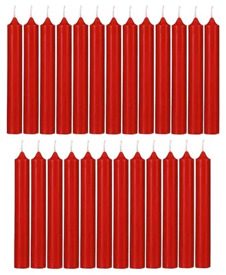 Produktbild von Set mit 25 duftenden Tischkerzen, 20 cm, ohne Duft