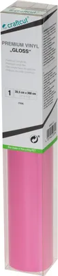 Produktbild von craftcut G17 Plotterfolie glänzend PINK 30,5 x 300 cm