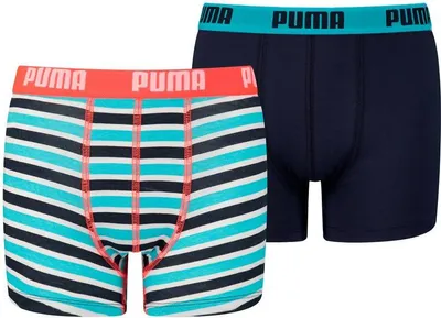Produktbild von PUMA BOYS BASIC BOXER PRINTED STRIP blue blue 122/8