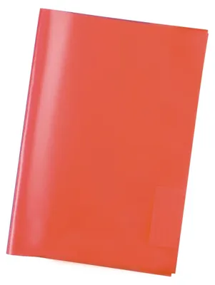 Produktbild von Heftschoner A4 PP transparent/rot Packung mit 25 Stück