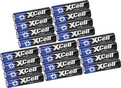 Produktbild von 20x XTREME Lithium Batterie AAA Micro FR03 L92 XCell 5x 4er Blister