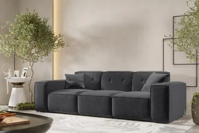 Produktbild von Sofa Designersofa CESINA 3-Sitzer in Stoff Perfect Harmony Anthrazit