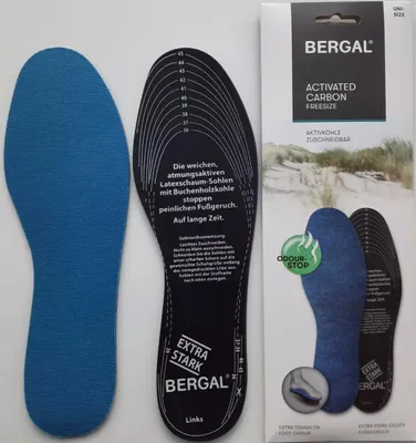 Produktbild von BNS International GmbH 98046 BNS Aktiv Kohle Einlegesohle, Weiss, Gr. 00