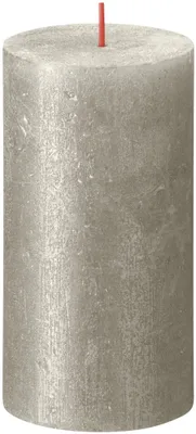 Produktbild von Bolsius Rustik Kerze Champagner 130/68mm