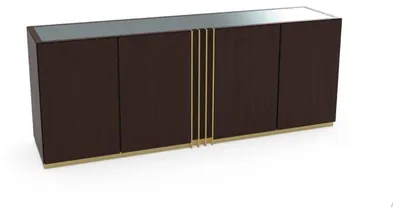 Obrázok produktu pre Komoda do obývačky lowboard hnedá príborník drevo moderný nábytok 208x49x80cm