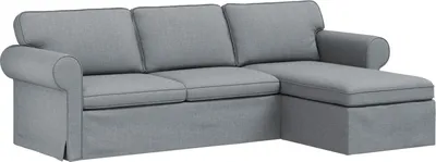 Obrázek produktu pro vidaXL Pohovka světle šedá 245 x 138 x 80 cm látková
