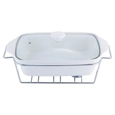 Produktbild von Warmhalteschale aus Keramik mit Heizung 3,0 L KAMILLE KM-6404