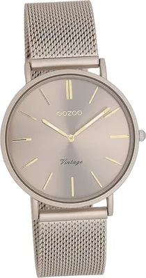 Produktbild von Oozoo Damen Armbanduhr braun Analog Vintage Series Metallarmband D2UOC20337