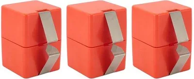 Imagen del producto de Rompedores de huevos: Apertura precisa y rápida de las cáscaras de huevo. Acero inoxidable. Ligero. Juego de 3 unidades. Dimensiones: 7,3 x 5 x 5 cm. Accesorios de cocina