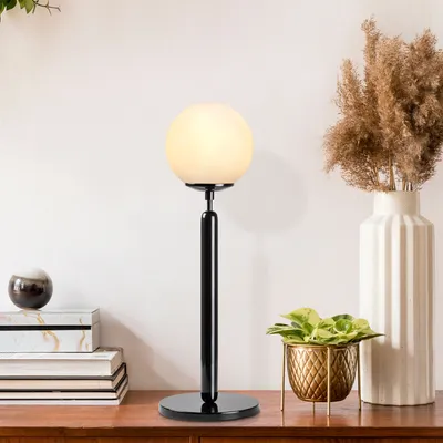 Image de Opviq, King - 11461, lampes de table, noir, métal, 18 x 18 x 52 cm