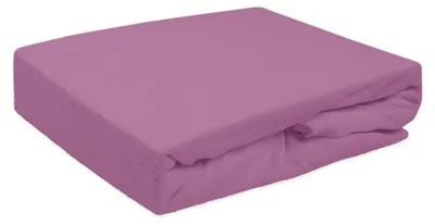 Obrázek produktu pro Napínací prostěradlo, froté napínací prostěradlo s gumou 200x220 světle fialové