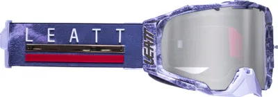 Image de Leatt Motocross Lunettes Velocity 6.5 Miroir , Girafe Argent Bleu