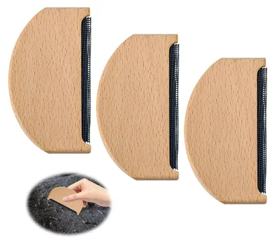 3er-Set Kaschmirkamm – Fusselentferner für Wollpullover