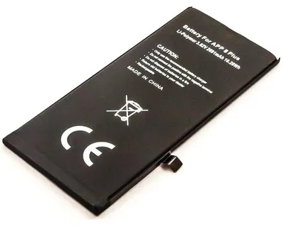 Produktbild von Akku für Apple iPhone 8 Plus Li-Pol 3,82 Volt 2690 mAh schwarz