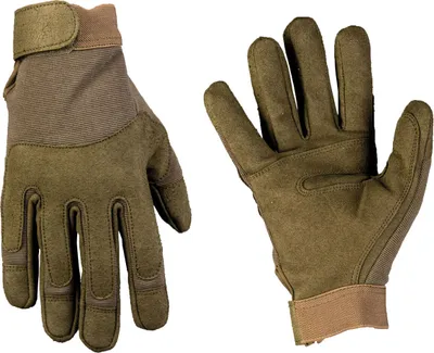 Produktbild von Taktische Einsatzhandschuhe Army Gloves, oliv, Größe XL, mit Kunstleder-Handfläche