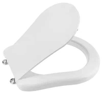 Produktbild von RETRO WC-Sitz, Soft Close, weiß, Chrom