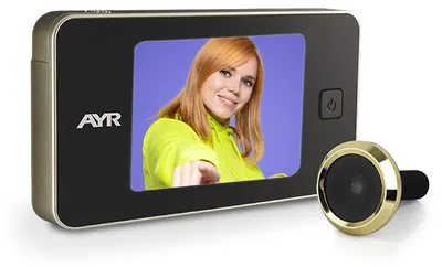 Obrázek produktu pro 752 m digitální kukátko, niklová matná barva, určené pro hliníkové dveře