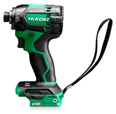 Zdjęcie produktu dla Hikoki WH18DCW4Z, Sterownik udarowy, Uchwyt pistoletowy, 1/4", Uchwyt szybkomocujący, Czarny, Zielony, Bezszczotkowy