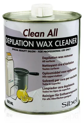 Immagine prodotto di Sibel Clean All, detergente per cera depilatoria, 800 ml