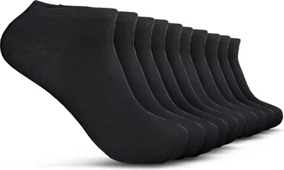 Produktbild von ROYALZ 10 Paar Sneaker Socken Uni Füßlinge leichte Sommer-Socken für Damen und Herren Kurz-Socken Söckchen 10er Pack