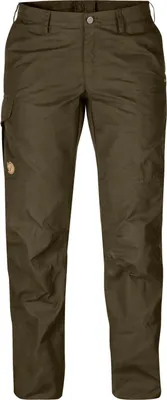Produktbild von Fjällräven Karla Pro Trousers W Damen Wanderhose Trekkinghose ungefüttert dark olive 36