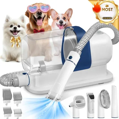 Produktbild von Hunde- und Katzenpflegeset mit Staubsauger, Pflegezubehör